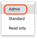 Google Ads Access Level Options