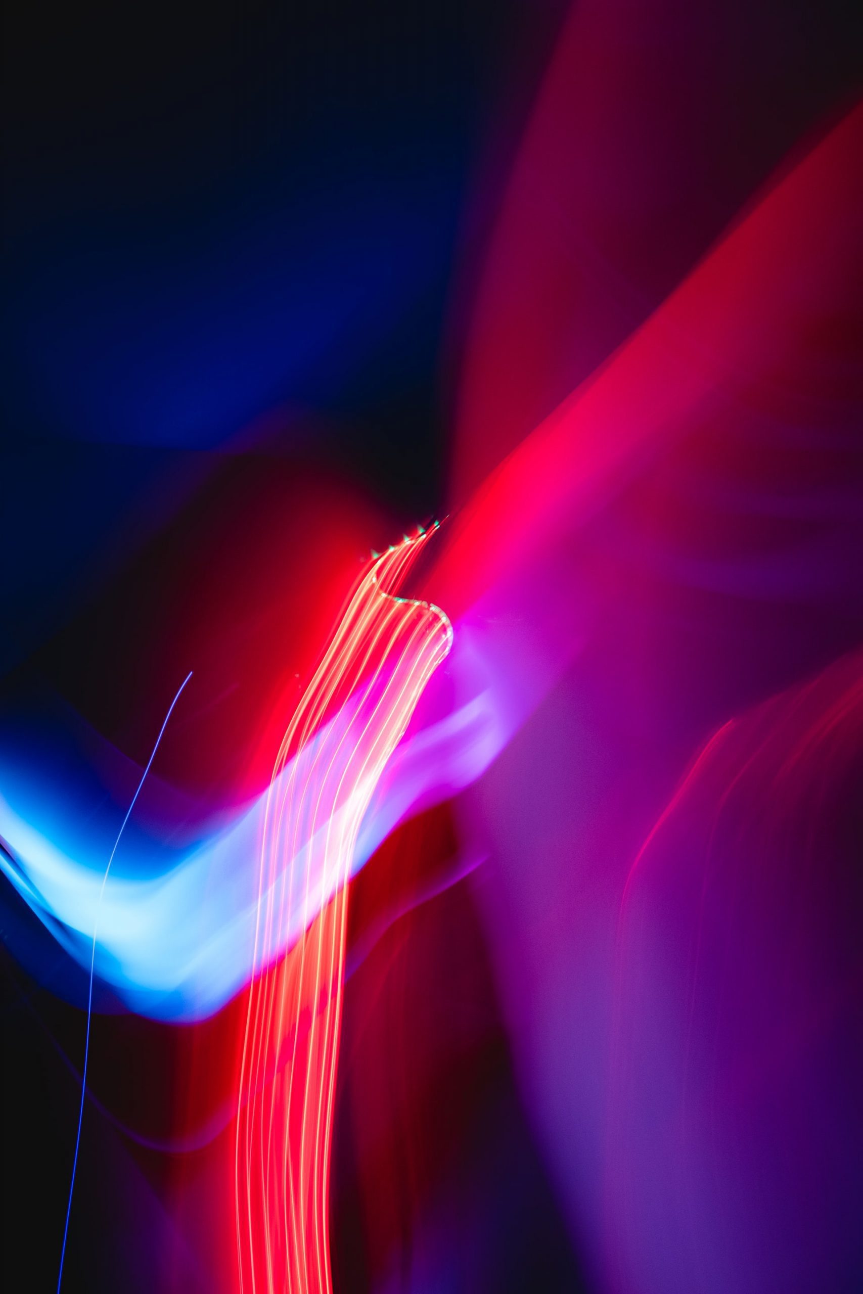 abstract pink, purple, and blue light